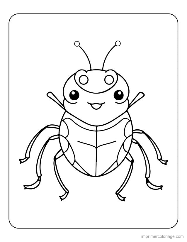 coloriage insecte scarabee 35 à imprimer coloriage insecte scarabee 35 - dessin gratuit à imprimer
