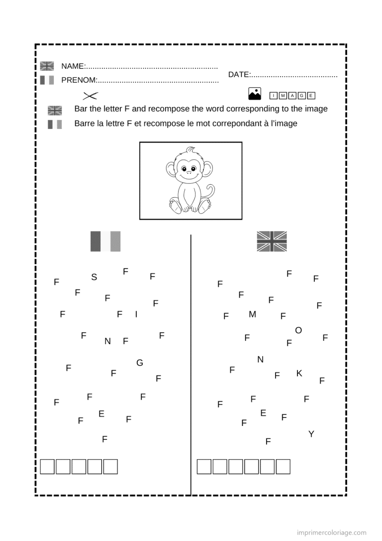 coloriage lettre f jeu lettres - dessin gratuit &agrave; imprimer