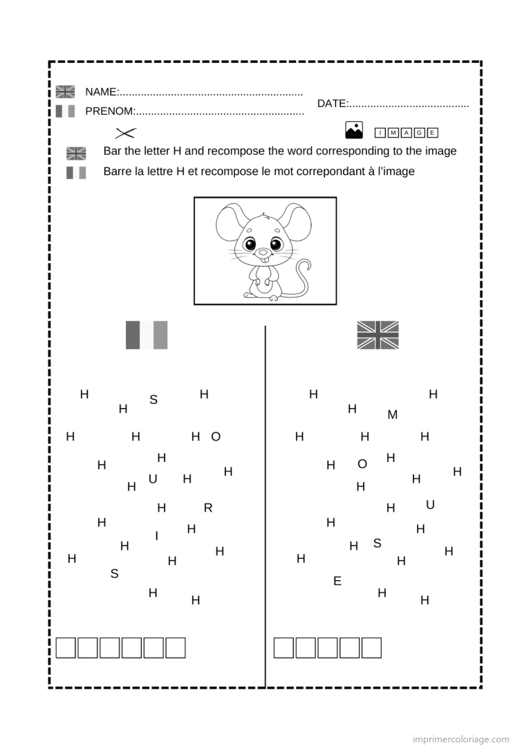 coloriage lettre h jeu lettres - dessin gratuit &agrave; imprimer