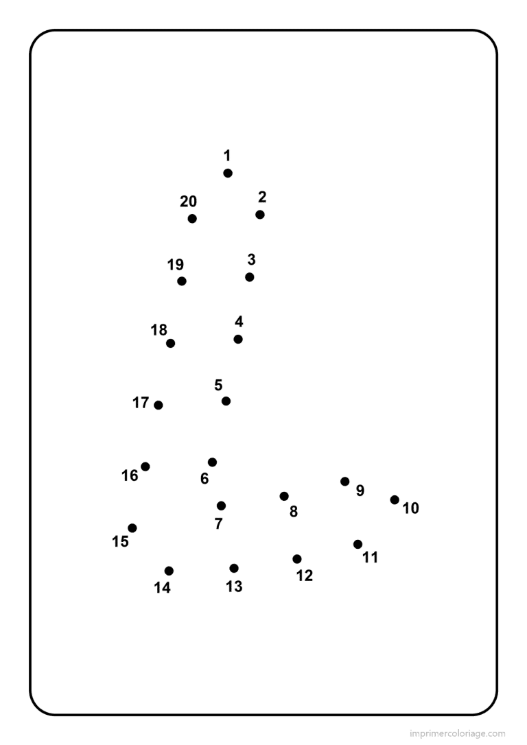 coloriage lettre l majuscule points a relier - dessin gratuit &agrave; imprimer