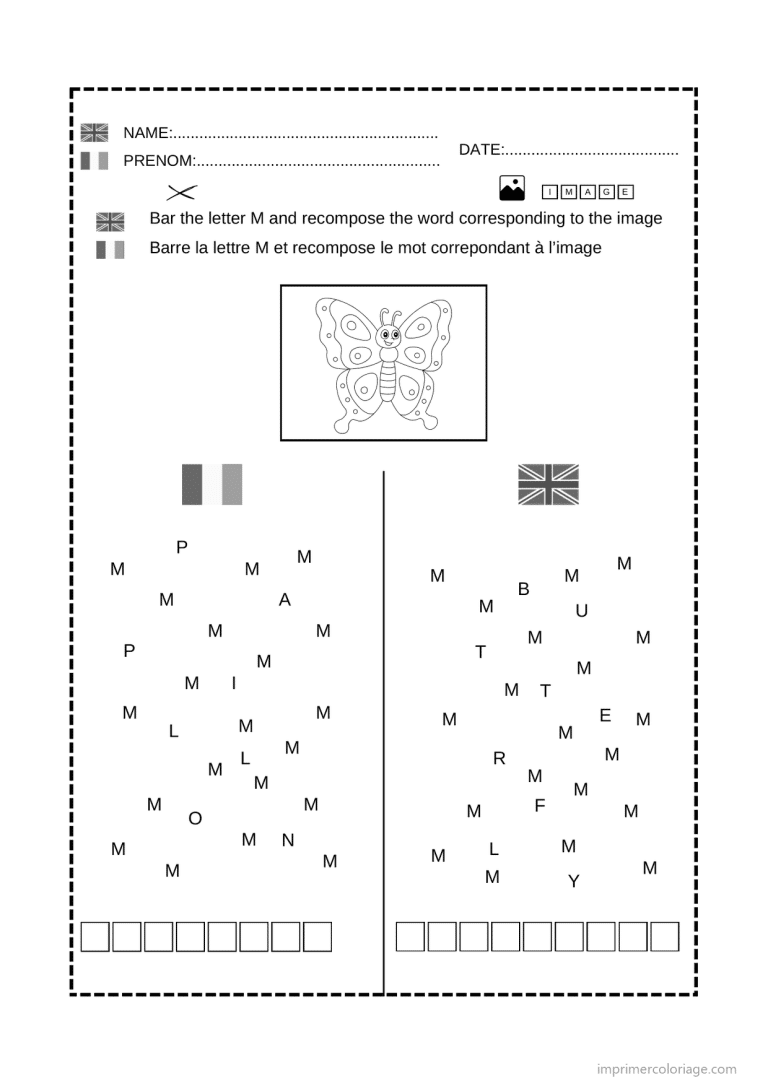 coloriage lettre m jeu lettres - dessin gratuit &agrave; imprimer