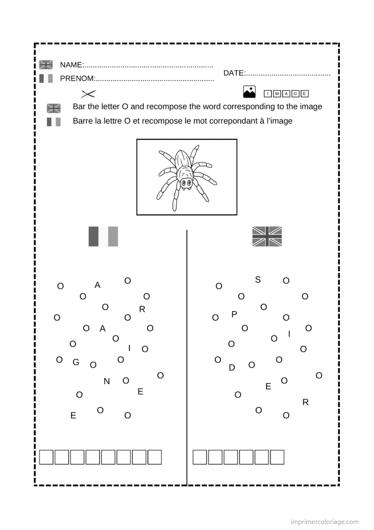 coloriage lettre o jeu lettres - dessin gratuit &agrave; imprimer