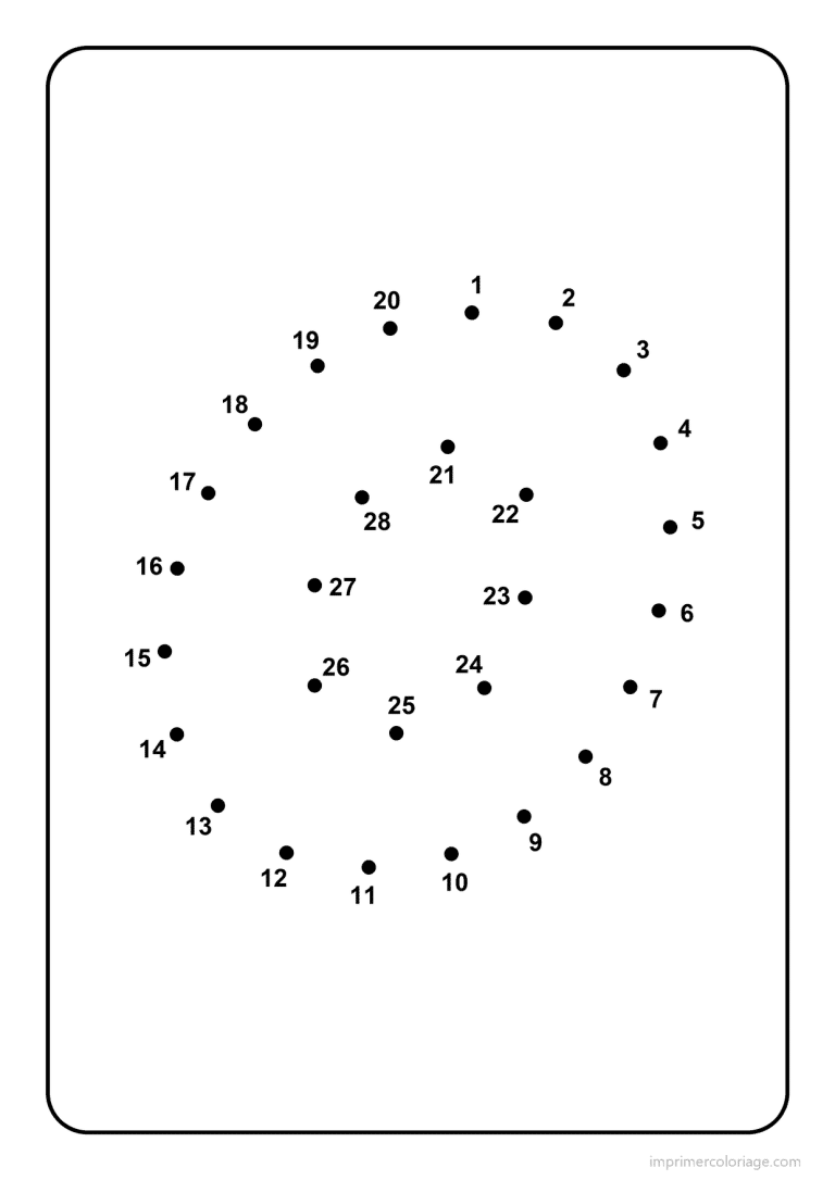 coloriage lettre o minuscule points a relier - dessin gratuit &agrave; imprimer