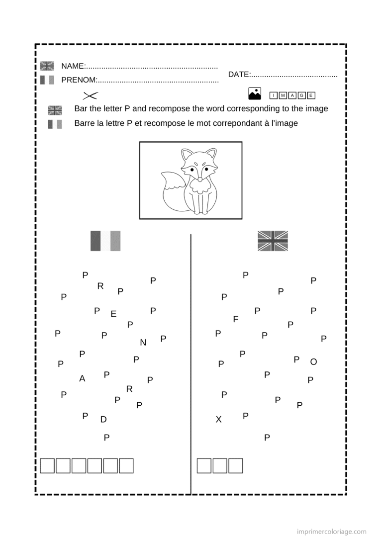 coloriage lettre p jeu lettres - dessin gratuit &agrave; imprimer