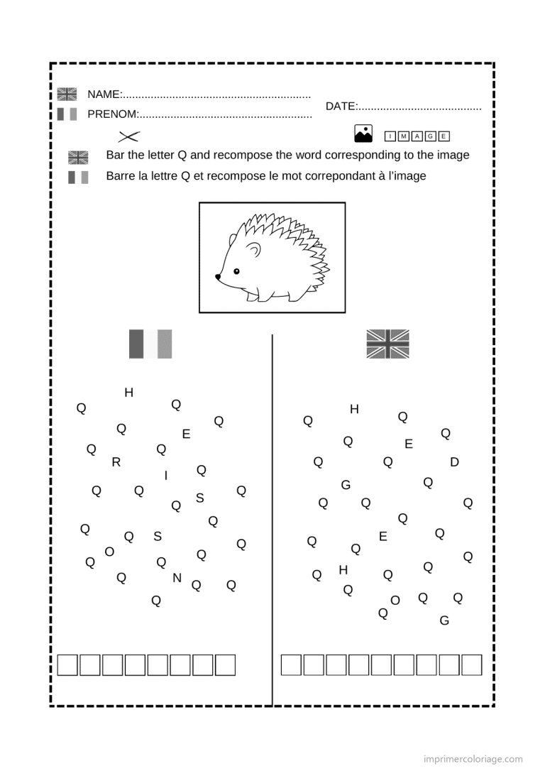 coloriage lettre q jeu lettres - dessin gratuit &agrave; imprimer