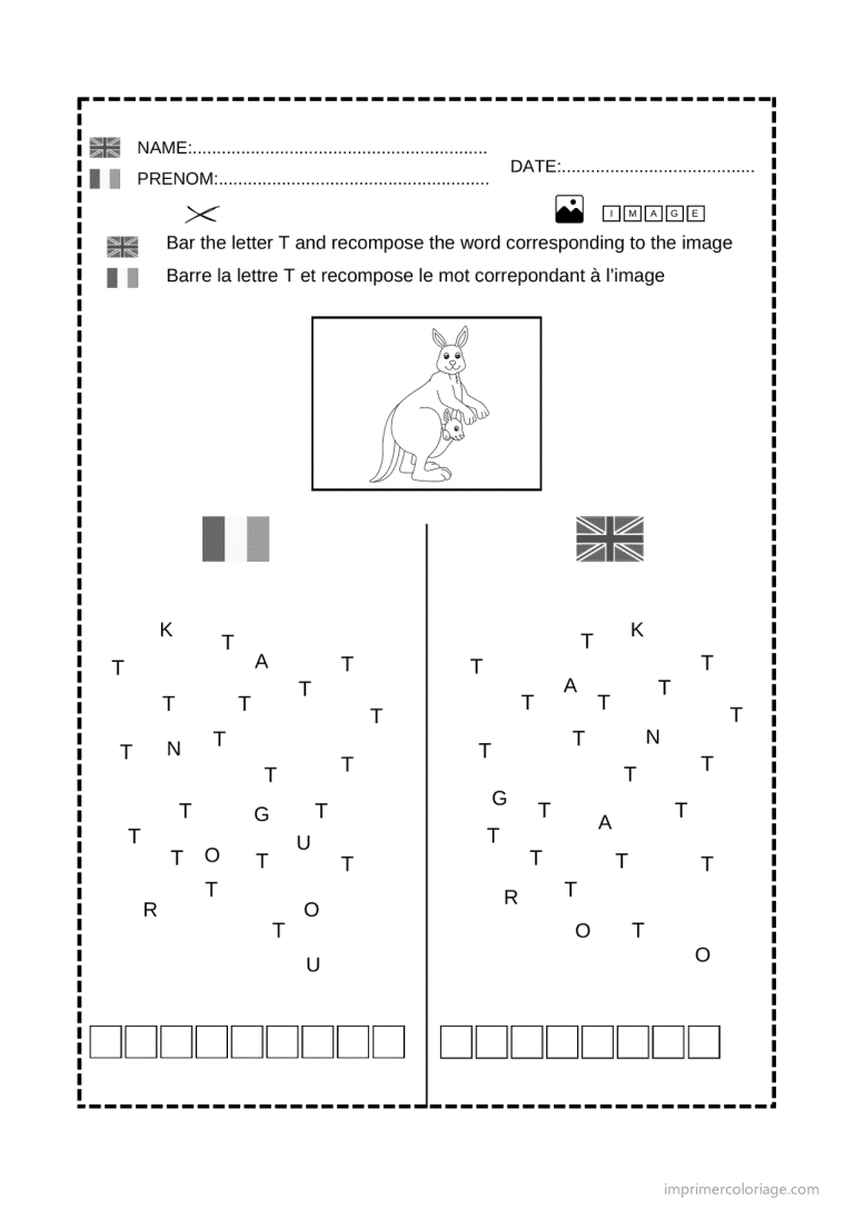 coloriage lettre t jeu lettres - dessin gratuit &agrave; imprimer