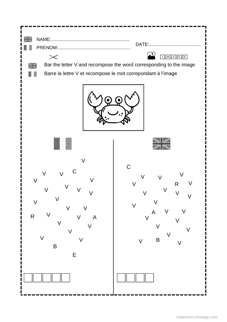 coloriage lettre v jeu lettres - dessin gratuit &agrave; imprimer