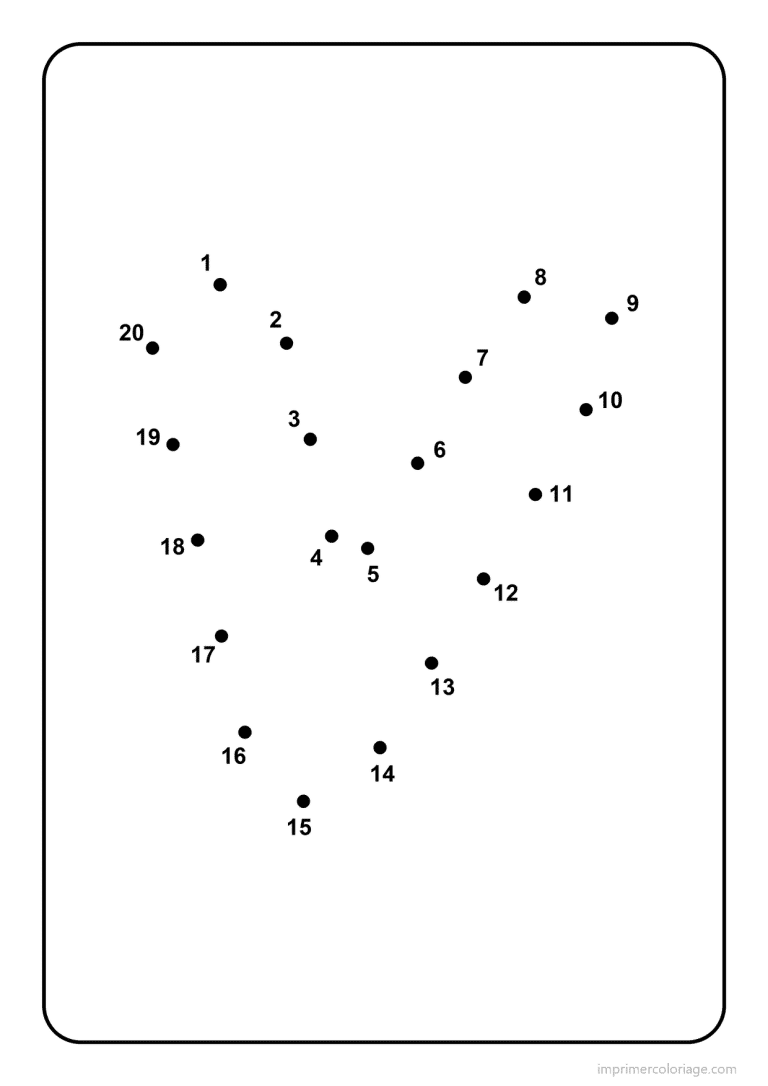 coloriage lettre v minuscule points a relier - dessin gratuit &agrave; imprimer