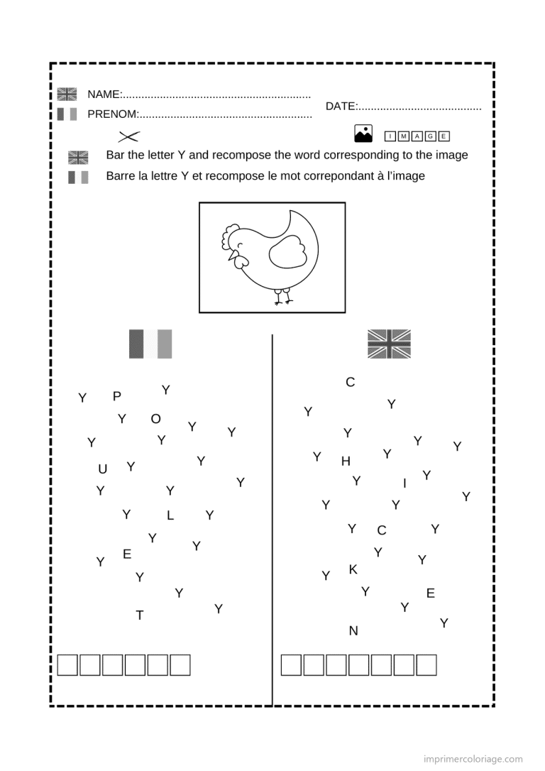 coloriage lettre y jeu lettres - dessin gratuit &agrave; imprimer