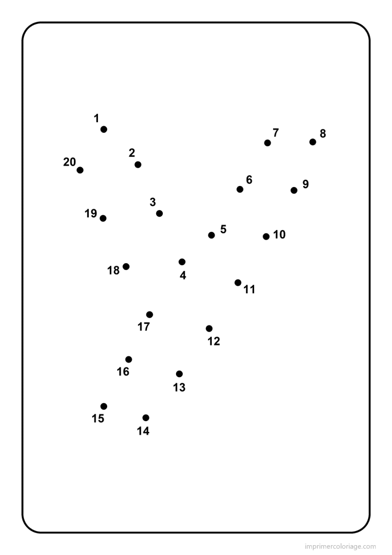 coloriage lettre y majuscule points a relier - dessin gratuit &agrave; imprimer