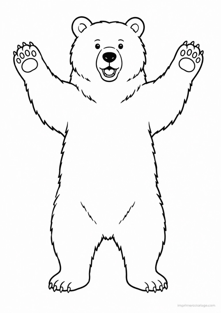 coloriage ours hiberne boule à imprimer coloriage ours hiberne boule - dessin gratuit à imprimer