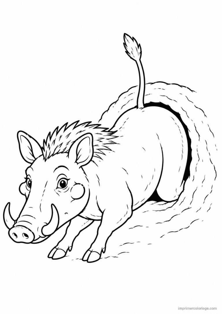 coloriage phacochere titre haut à imprimer coloriage phacochere titre haut - dessin gratuit à imprimer