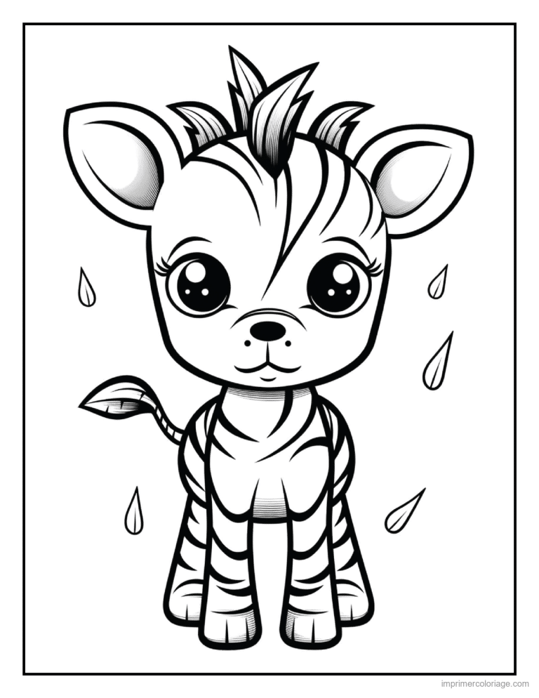 coloriage savane bebe zebre joyeux à imprimer coloriage savane bebe zebre joyeux - dessin gratuit à imprimer