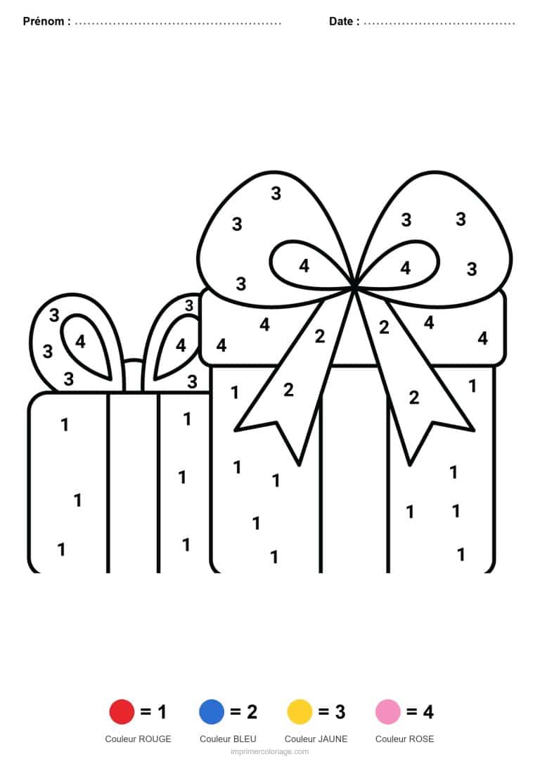 coloriage magique maternelle cadeau, dessin gratuit &agrave; imprimer