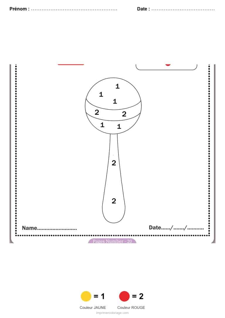 coloriage magique maternelle hochet, dessin gratuit &agrave; imprimer