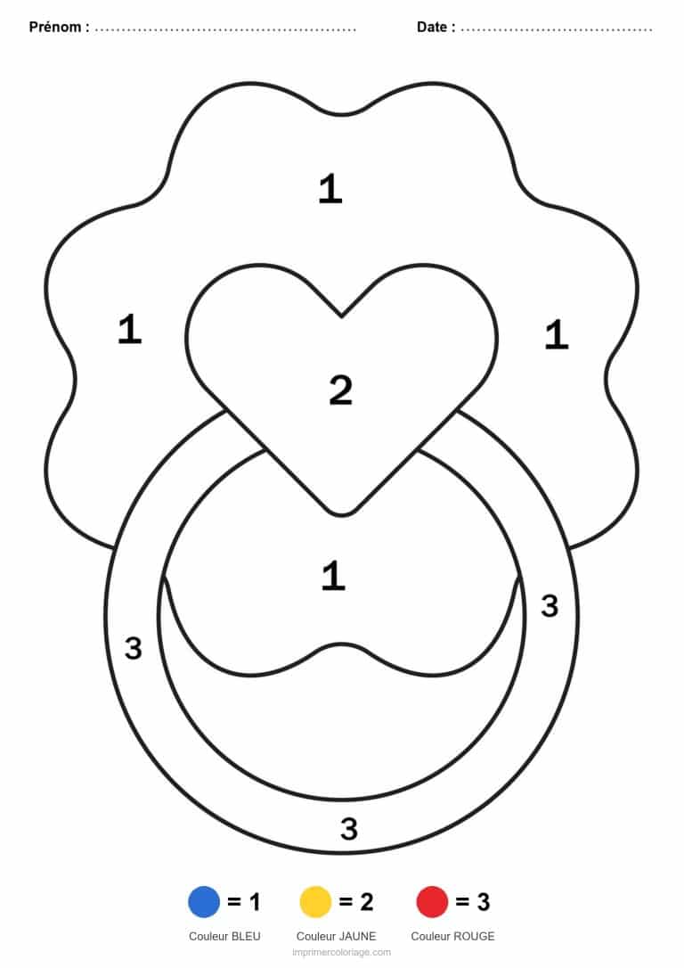 coloriage magique maternelle hochet fleur 2, dessin gratuit &agrave; imprimer