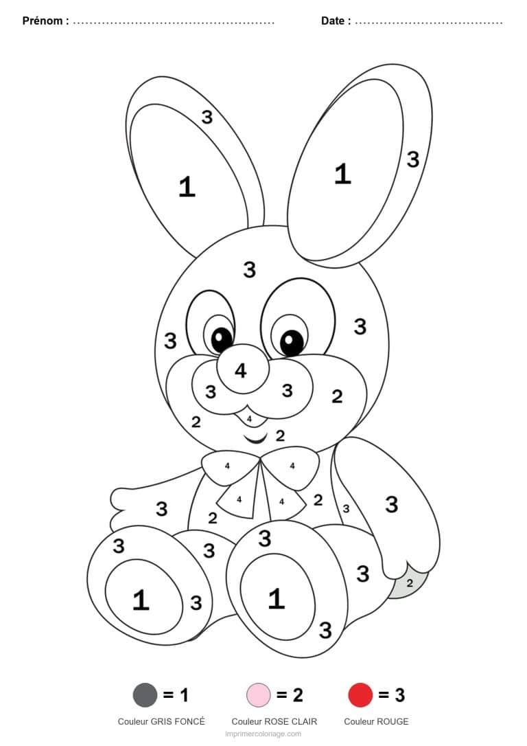 coloriage magique maternelle lapin 3, dessin gratuit &agrave; imprimer