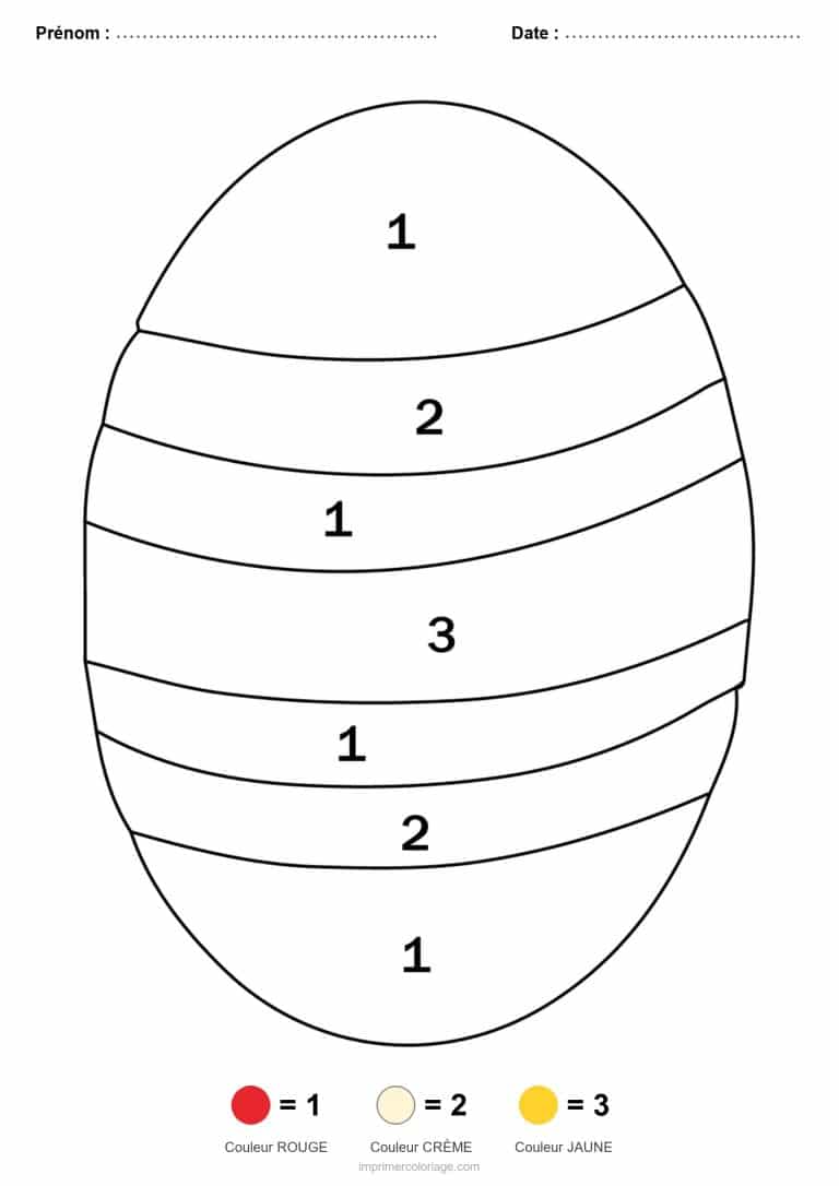 coloriage magique maternelle oeuf, dessin gratuit &agrave; imprimer