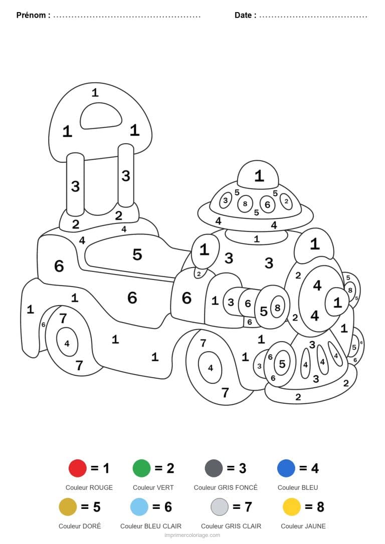 coloriage magique maternelle train de blocs, dessin gratuit &agrave; imprimer