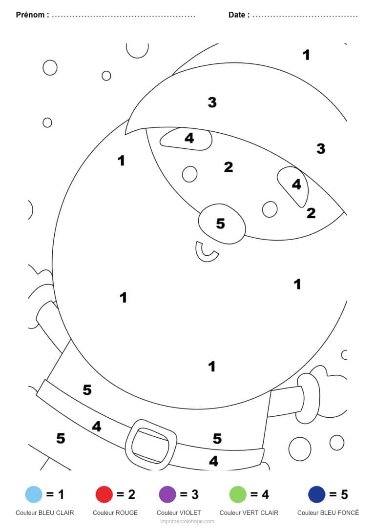 coloriage magique noel gros pere noel, dessin gratuit &agrave; imprimer