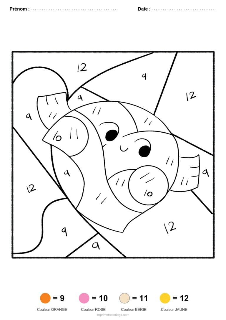 coloriage magique par-numero mesopotamie 3, dessin gratuit &agrave; imprimer