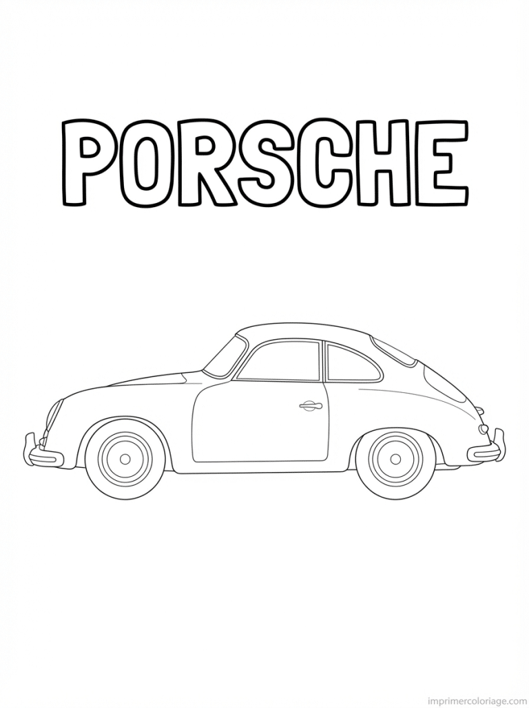 coloriage porsche titre 356 premier - dessin gratuit &agrave; imprimer
