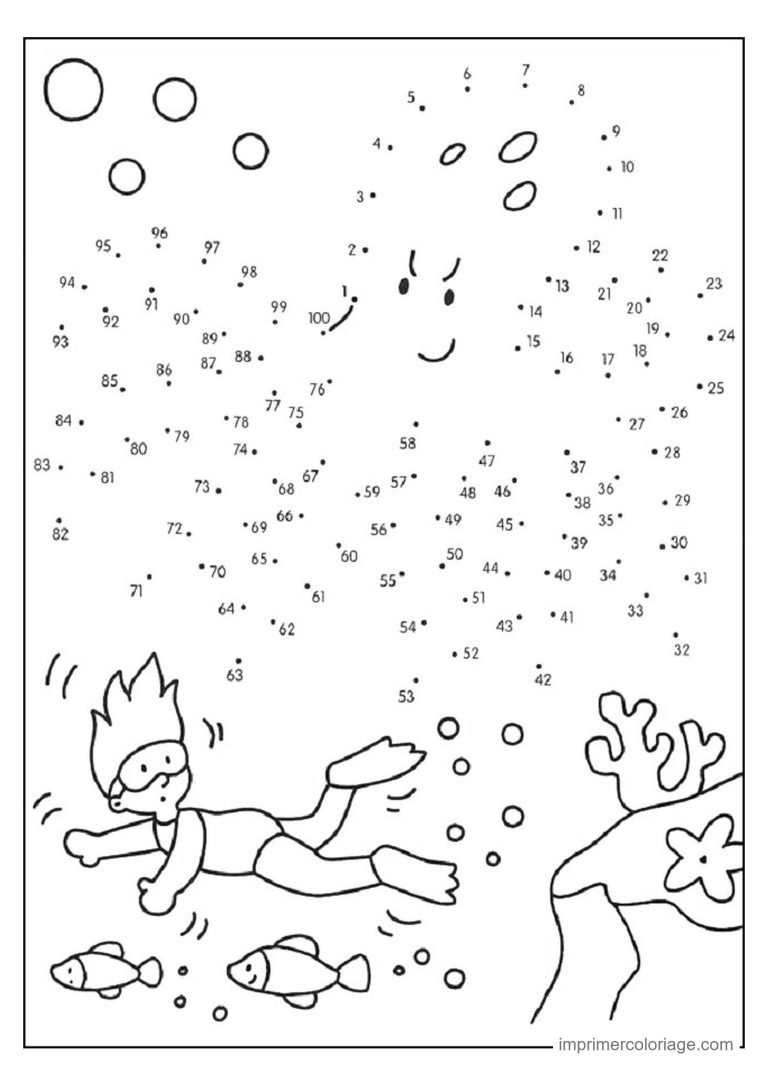 point a relier adulte 1 a 100 dessin mystere - dessin gratuit &agrave; imprimer