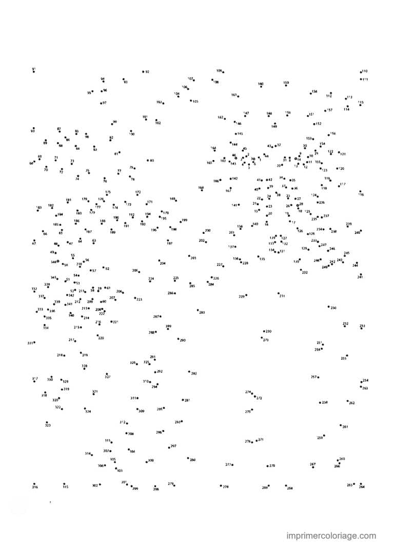 point a relier adulte 1 a 326 - dessin gratuit &agrave; imprimer