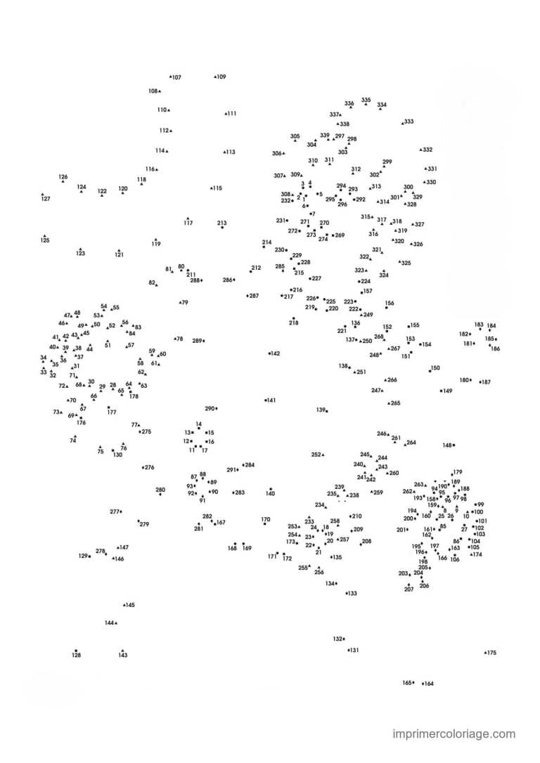 point a relier adulte 1 a 339 dessin mystere par series - dessin gratuit &agrave; imprimer
