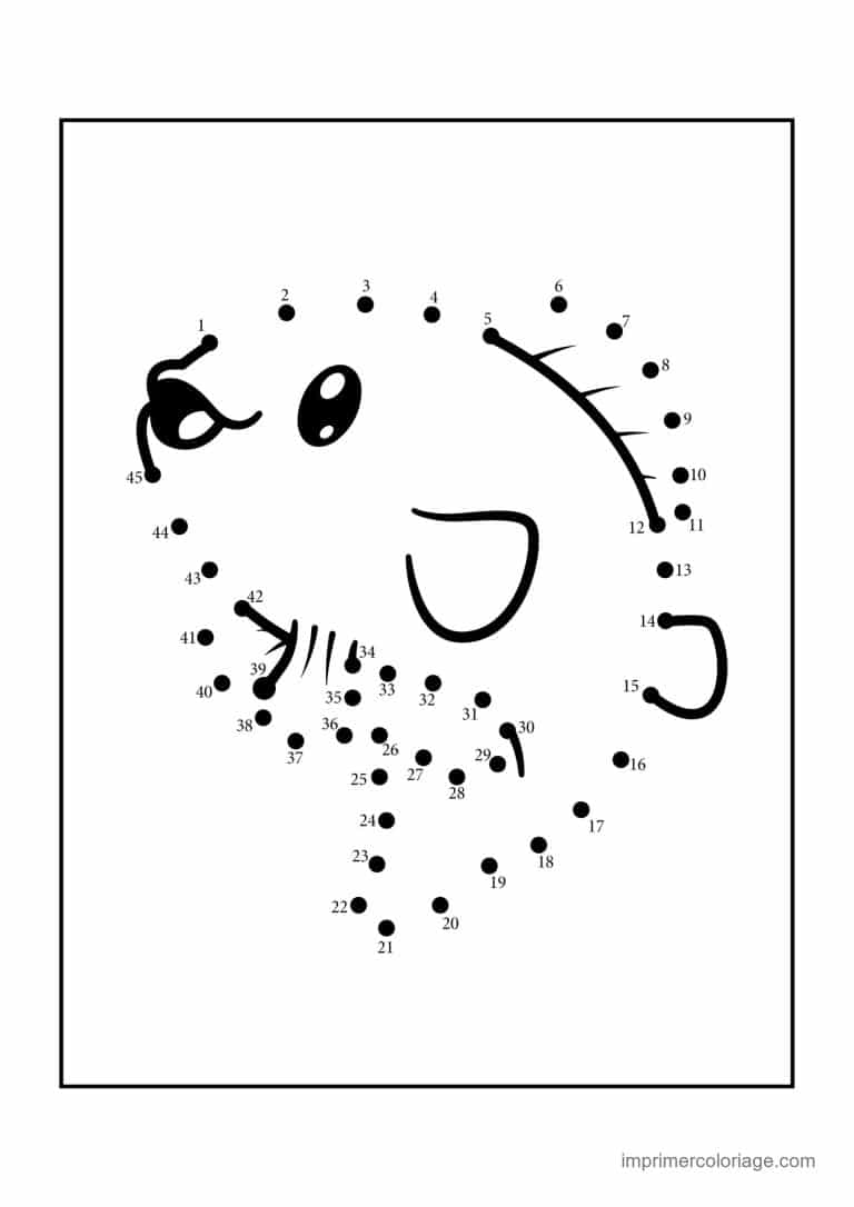 point a relier animal de la mer 1 a 63 poisson lune - dessin gratuit &agrave; imprimer