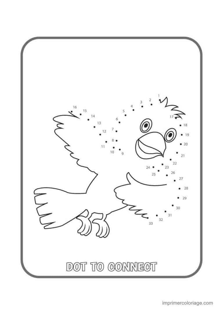 point a relier ce1 1 a 31 aigle - dessin gratuit &agrave; imprimer