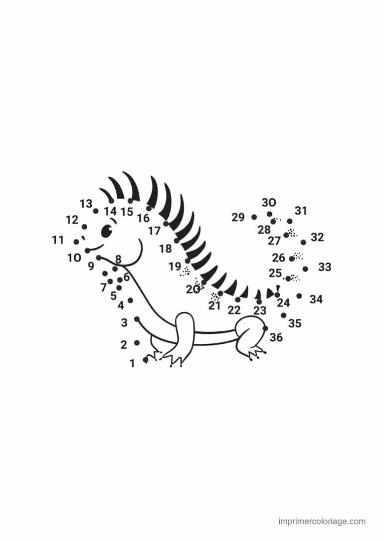 point a relier ce1 1 a 36 dinosaure a crete - dessin gratuit &agrave; imprimer