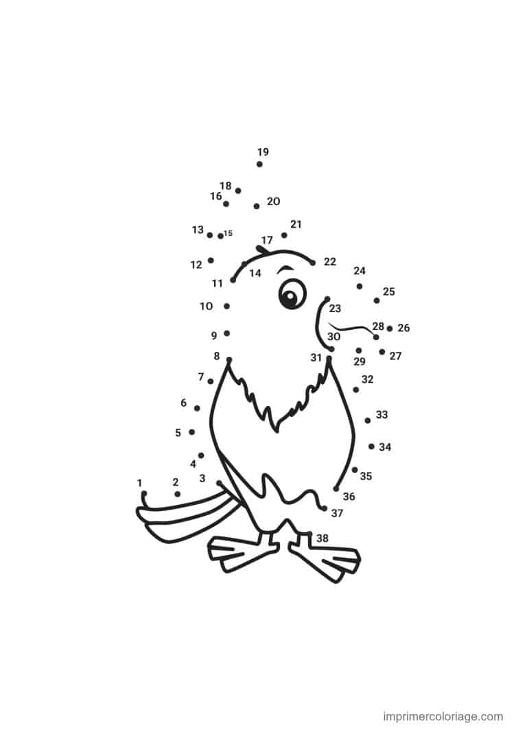 point a relier ce1 1 a 38 aigle - dessin gratuit &agrave; imprimer
