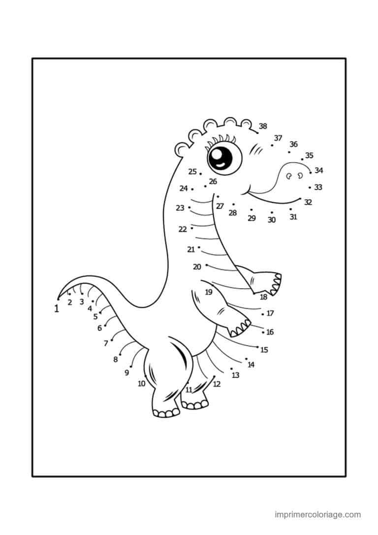 point a relier ce1 1 a 38 dinosaure a crete - dessin gratuit &agrave; imprimer