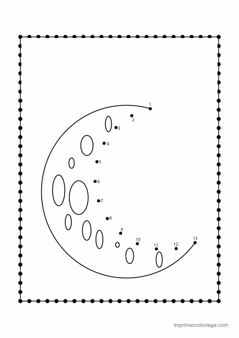 point a relier ce1 1 a 42 croissant de lune - dessin gratuit &agrave; imprimer