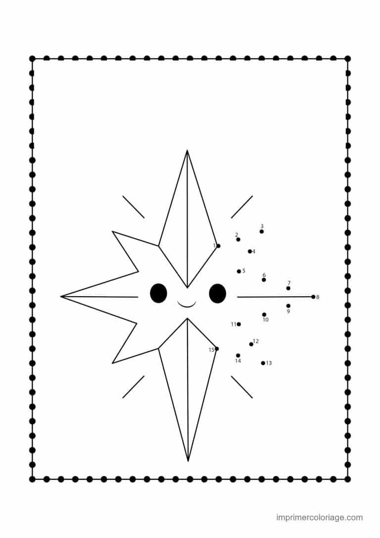 point a relier ce1 1 a 46 etoile scintillante - dessin gratuit &agrave; imprimer