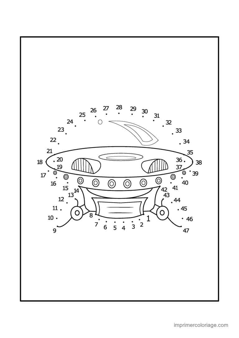 point a relier ce2 1 a 63 soucoupe volante - dessin gratuit &agrave; imprimer