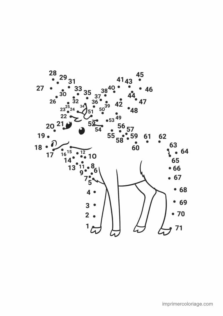 point a relier cm1 1 a 71 girafe qui broute - dessin gratuit &agrave; imprimer