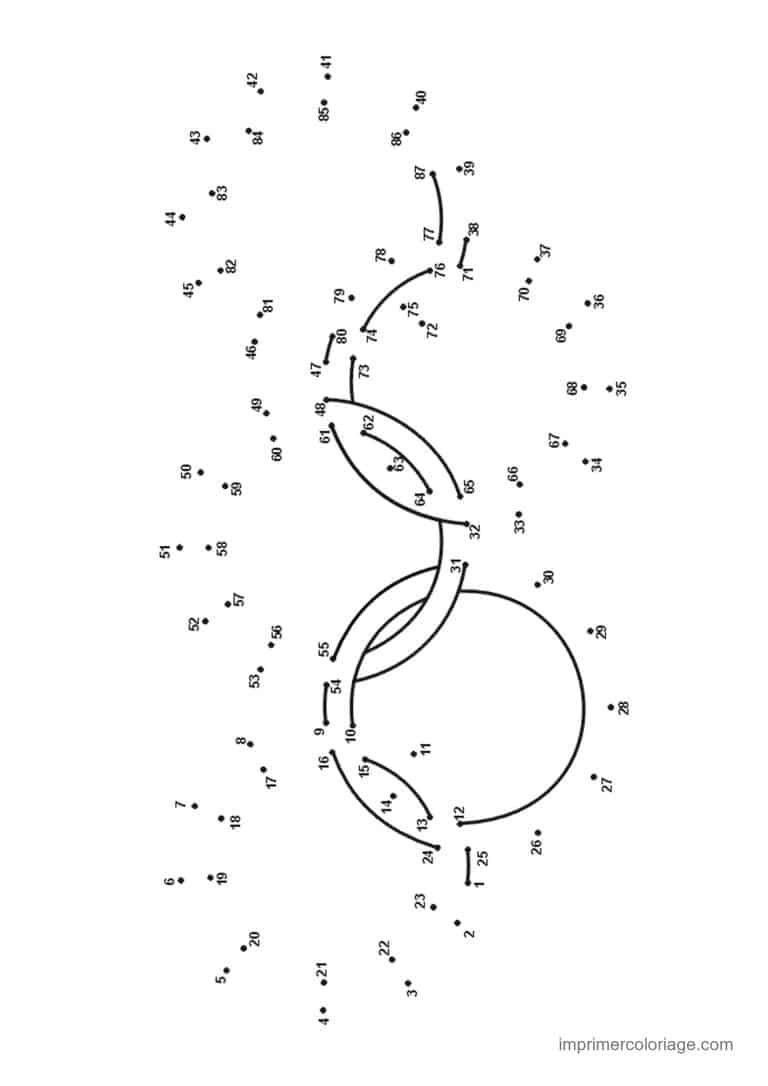 point a relier cm1 1 a 87 dessin surprise - dessin gratuit &agrave; imprimer