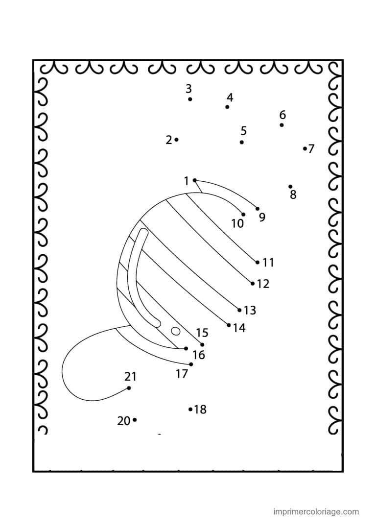 point a relier cp 1 a 21 ballon coeur - dessin gratuit &agrave; imprimer
