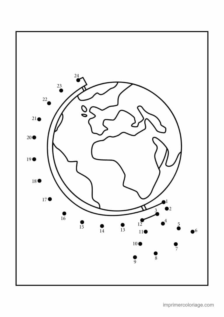 point a relier cp 1 a 24 planete terre - dessin gratuit &agrave; imprimer