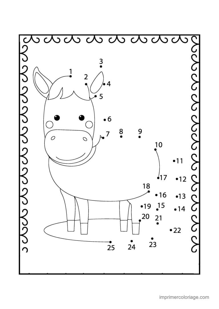 point a relier cp 1 a 25 ane - dessin gratuit &agrave; imprimer