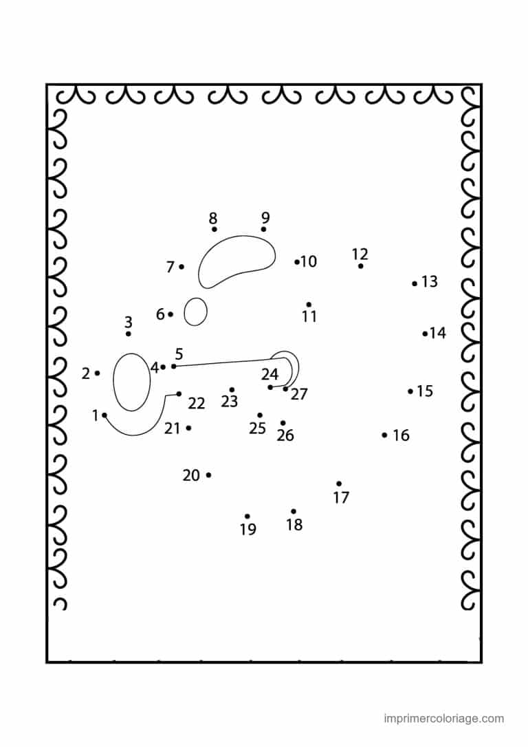 point a relier cp 1 a 27 cuillere avec un coeur - dessin gratuit &agrave; imprimer