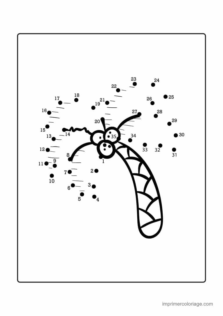 point a relier fleur 1 a 36 palmier - dessin gratuit &agrave; imprimer