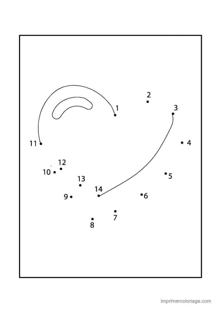 point a relier gourmandise 1 a 14 dessin surprise - dessin gratuit &agrave; imprimer