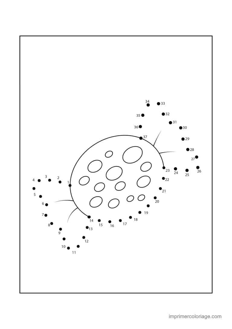 point a relier gourmandise 1 a 37 fraise mure - dessin gratuit &agrave; imprimer