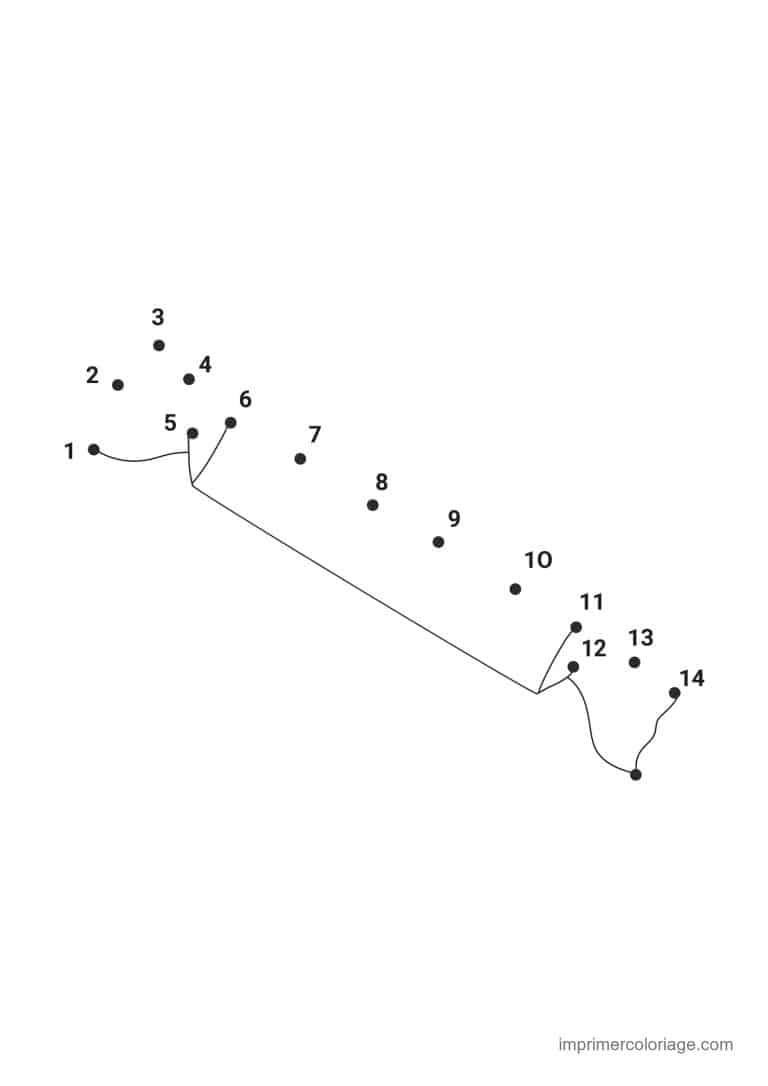 point a relier grande section 1 a 15 balai - dessin gratuit &agrave; imprimer