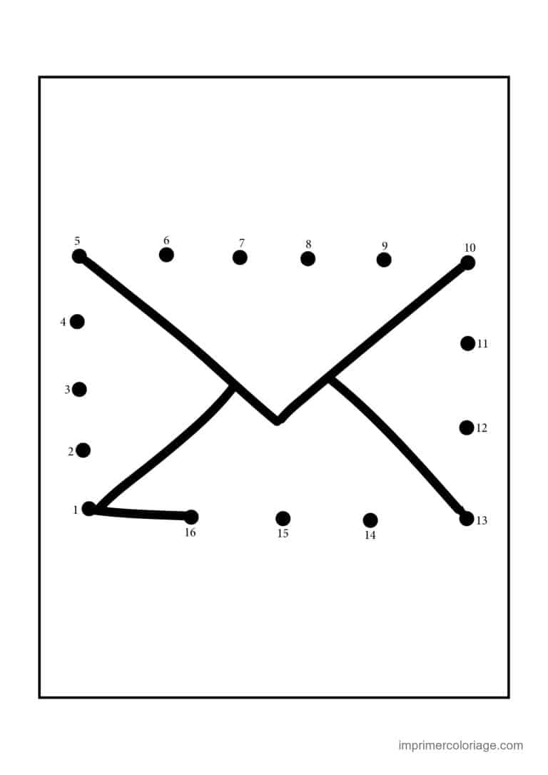 point a relier grande section 1 a 16 dessin surprise - dessin gratuit &agrave; imprimer