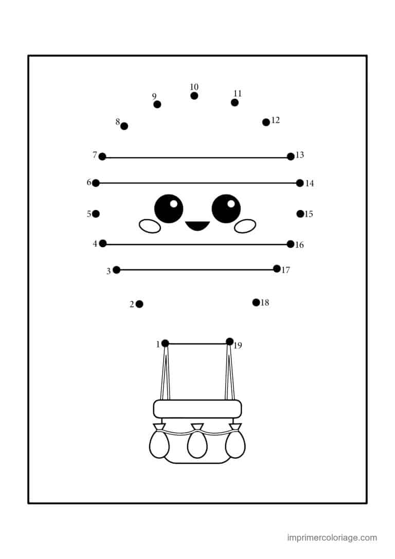 point a relier grande section 1 a 19 balancoire - dessin gratuit &agrave; imprimer
