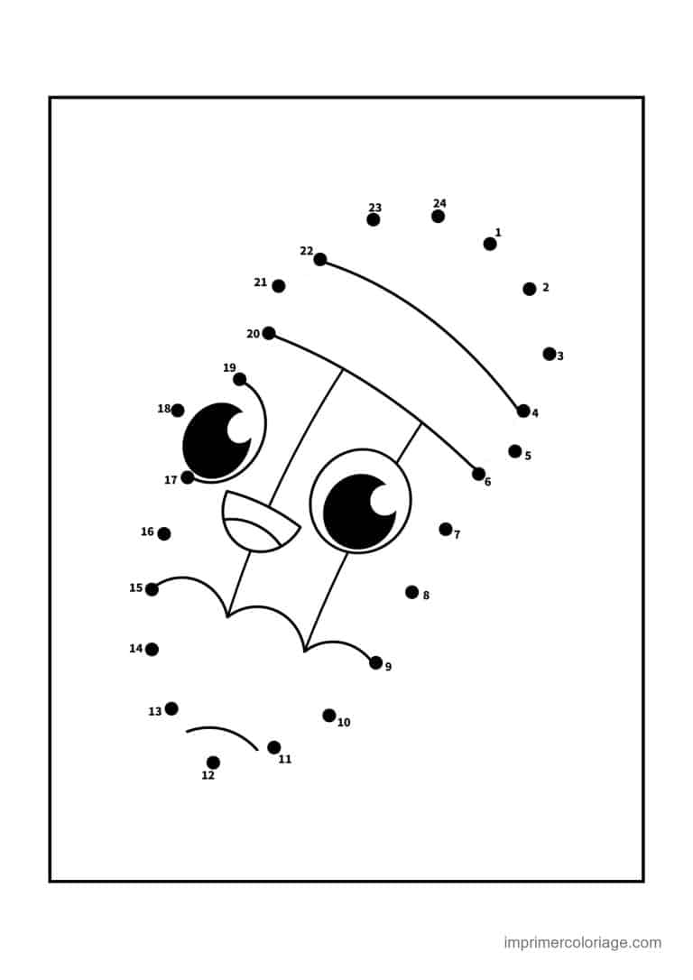 point a relier insecte 1 a 24 libellule - dessin gratuit &agrave; imprimer